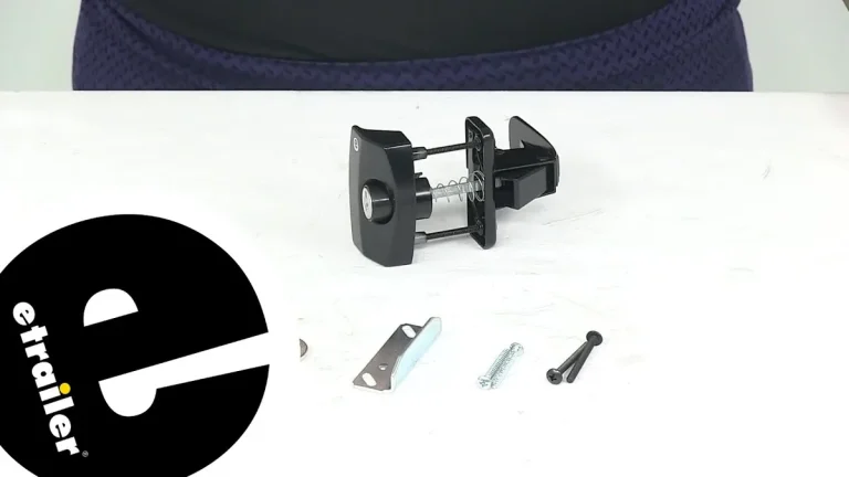 camper door interior latch