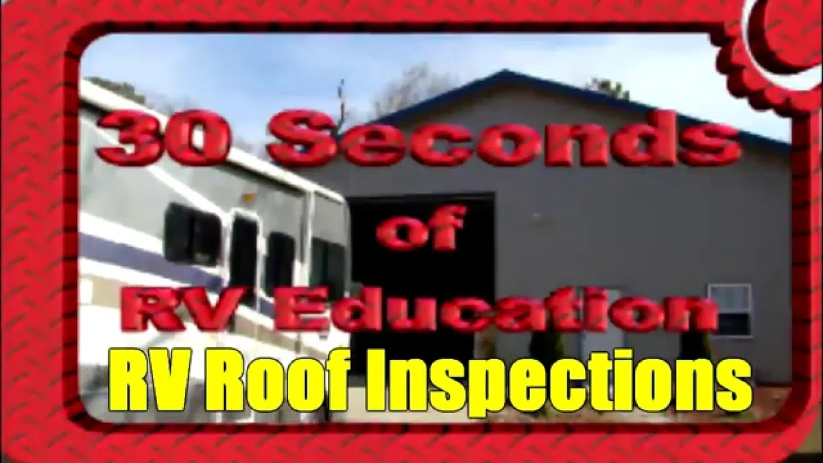 how to seal camper roof