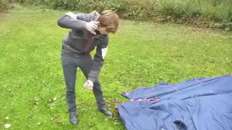 how to set up tent for camping