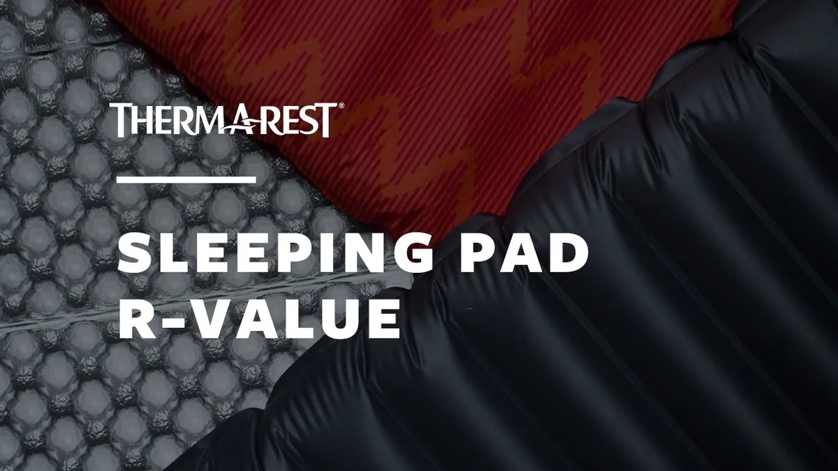 Insulated Sleeping Pad R-Value chart