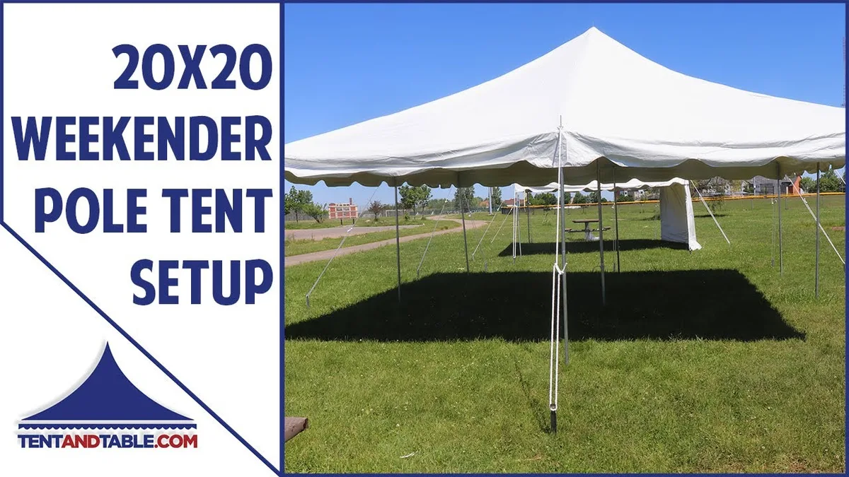 tent setup diagram