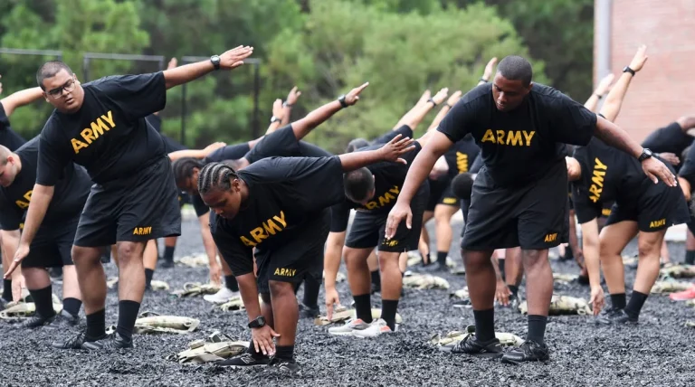 army boot camp physical training
